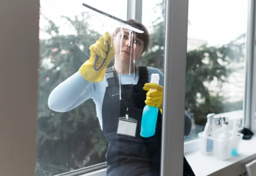 Nettoyage de vitres intérieures et extérieures à Barjouville